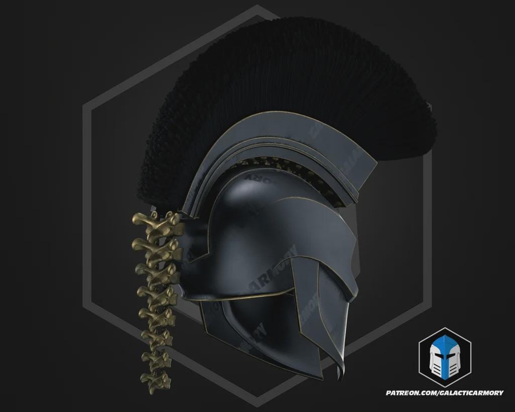 King Agamemnon Greek Warrior Armor Set | Wearable PLA Cosplay Costume Prop