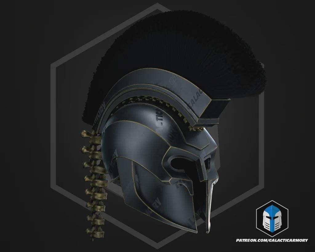 King Agamemnon Greek Warrior Armor Set | Wearable PLA Cosplay Costume Prop