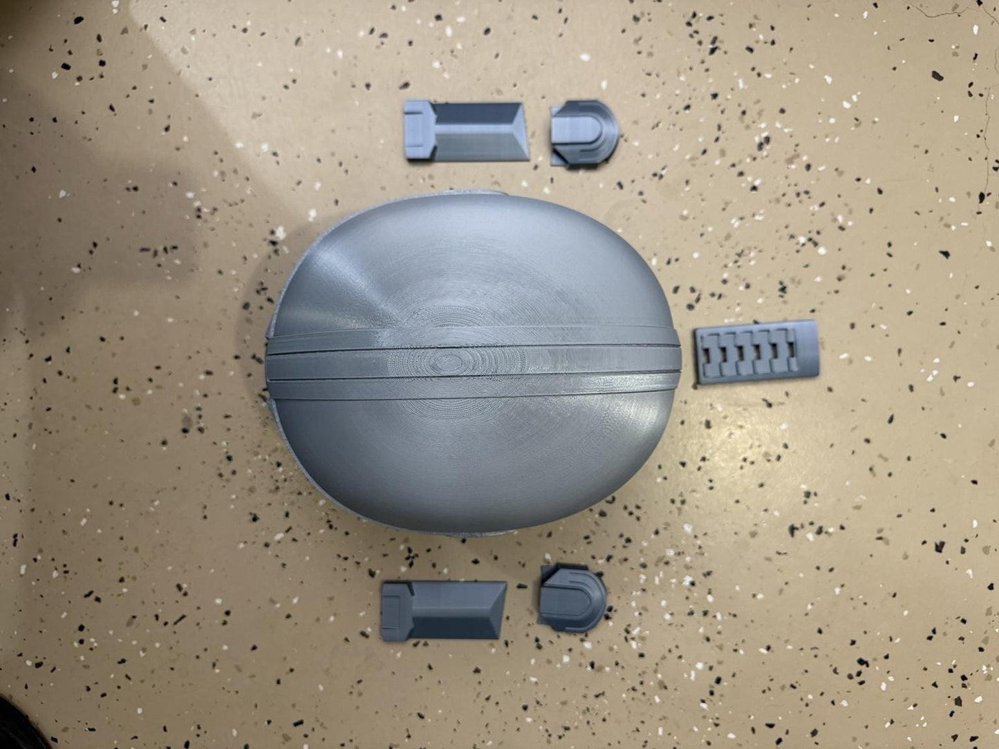 Wearable Bounty Hunter Armor Set | 3D Printed Cosplay Helmet, Body, Jetpack PLA+ Raw