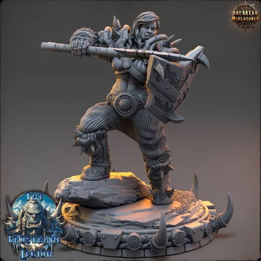 kaelra Frostvein Frostbane 3D Print figurine by Border3d LLC