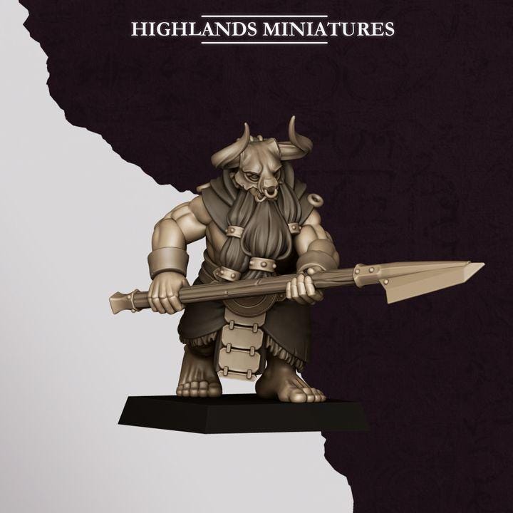 Marduk Cultists Miniatures | Cult of Marduk Fanatic Infantry Unit 28mm 32mm 3D Printed DnD RPG Wargaming | Highlands Miniatures - Border3d