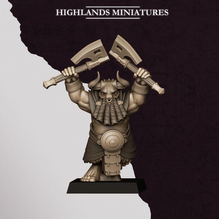 Marduk Cultists Miniatures | Cult of Marduk Fanatic Infantry Unit 28mm 32mm 3D Printed DnD RPG Wargaming | Highlands Miniatures - Border3d