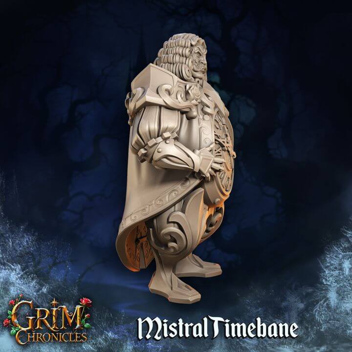 "Mistral Timebane Grim Chronicles temporal effects detail close-up Border3D LLC"