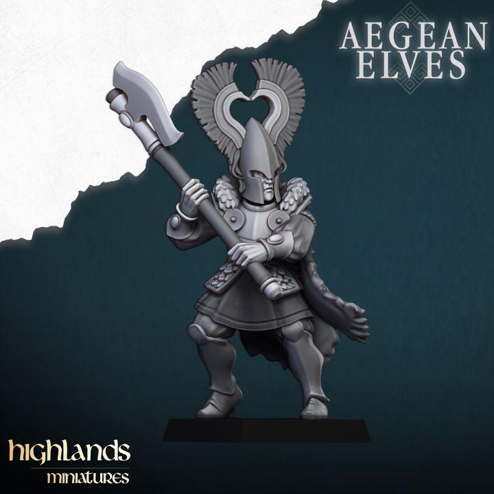 Nemean Lions Unit 3D Miniature | Highlands Miniatures | 32mm Resin DnD Fantasy Wargaming - Border3d