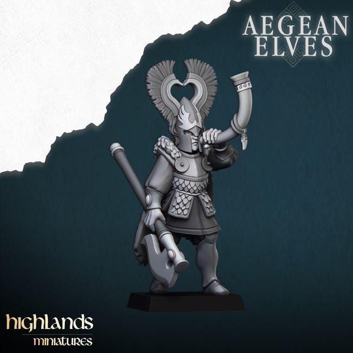 Nemean Lions Unit 3D Miniature | Highlands Miniatures | 32mm Resin DnD Fantasy Wargaming - Border3d