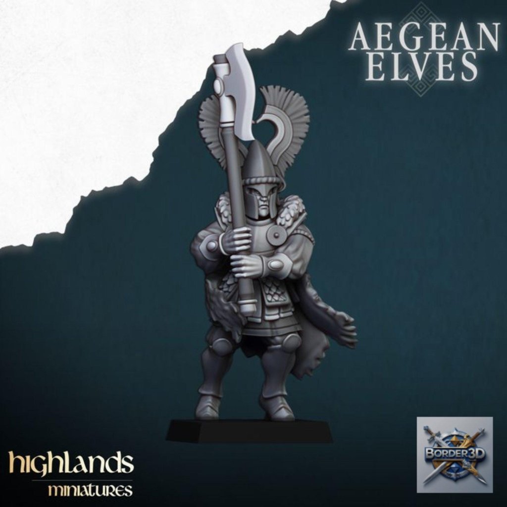 Nemean Lions Unit Miniature | highlands miniatures | 32mm Mythic Beast TTRPG Fantasy Army Resin - Border3d