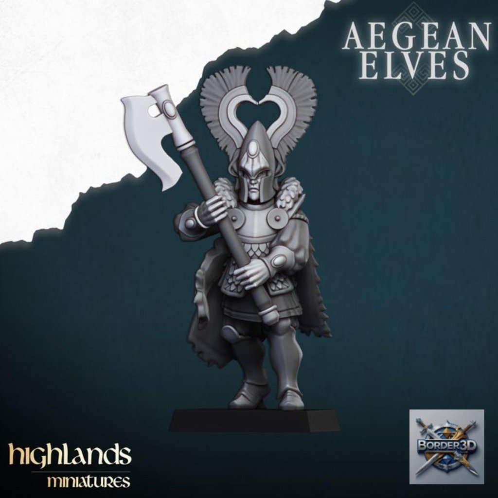 Nemean Lions Unit Miniature | highlands miniatures | 32mm Mythic Beast TTRPG Fantasy Army Resin - Border3d