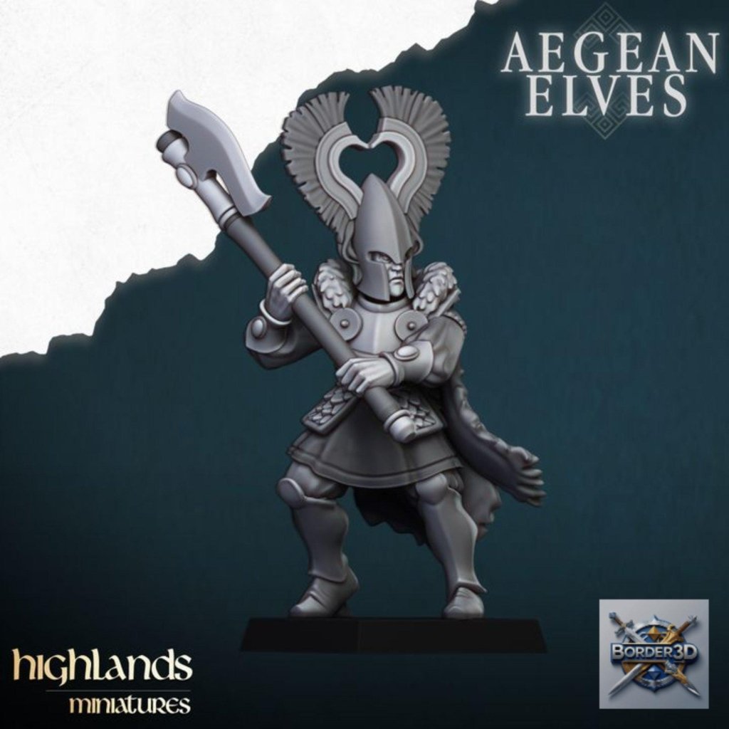 Nemean Lions Unit Miniature | highlands miniatures | 32mm Mythic Beast TTRPG Fantasy Army Resin - Border3d