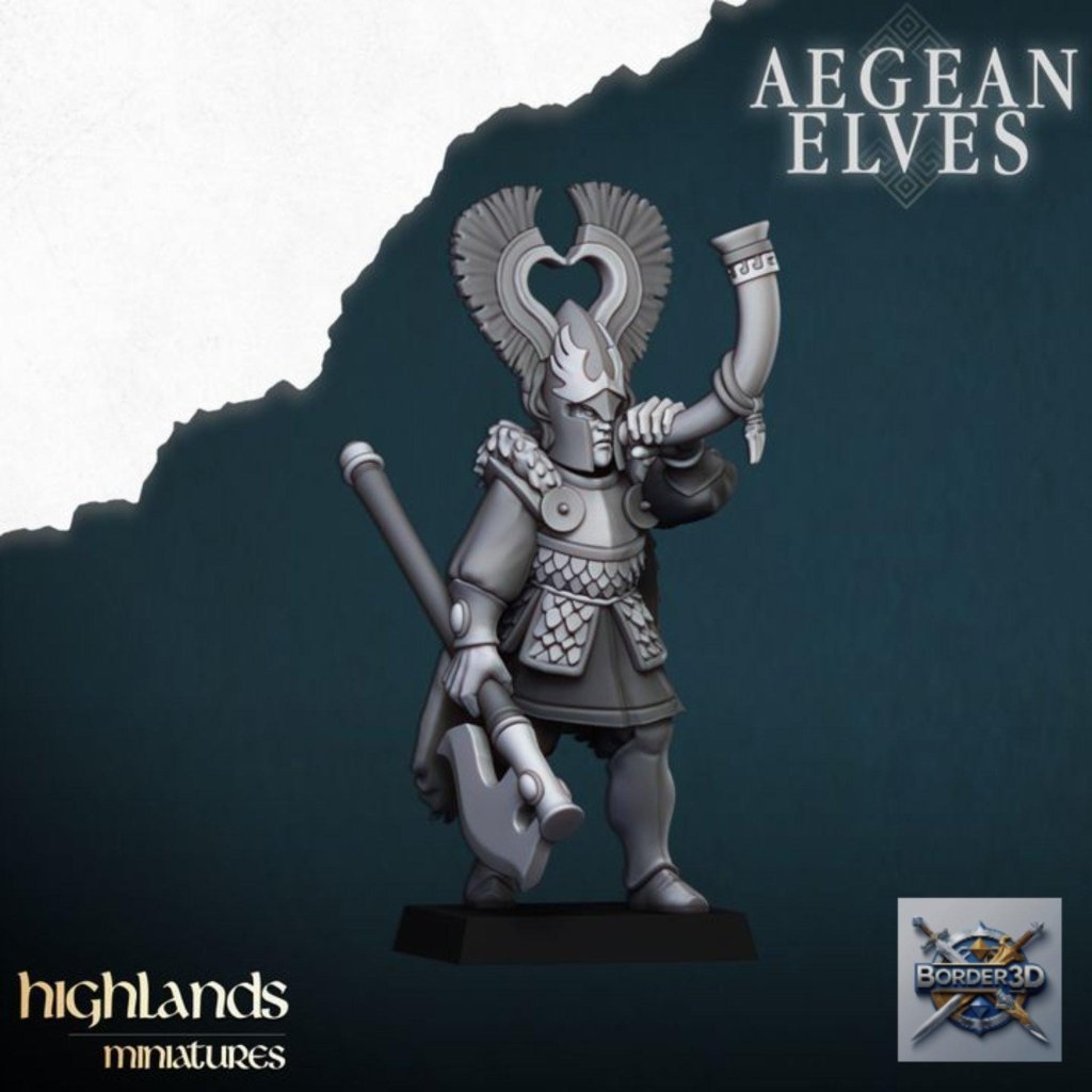 Nemean Lions Unit Miniature | highlands miniatures | 32mm Mythic Beast TTRPG Fantasy Army Resin - Border3d