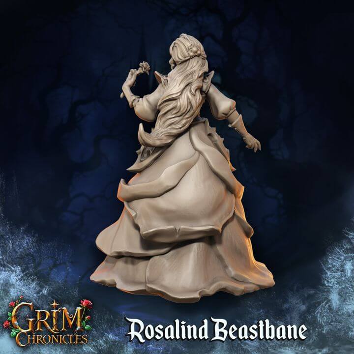 "Rosalind Beastbane Grim Chronicles battle armor detail close-up Border3D LLC"