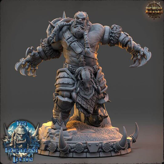 Skalgrim The Unyielding Frostbane Legion figurine showcasing a detailed warrior design.