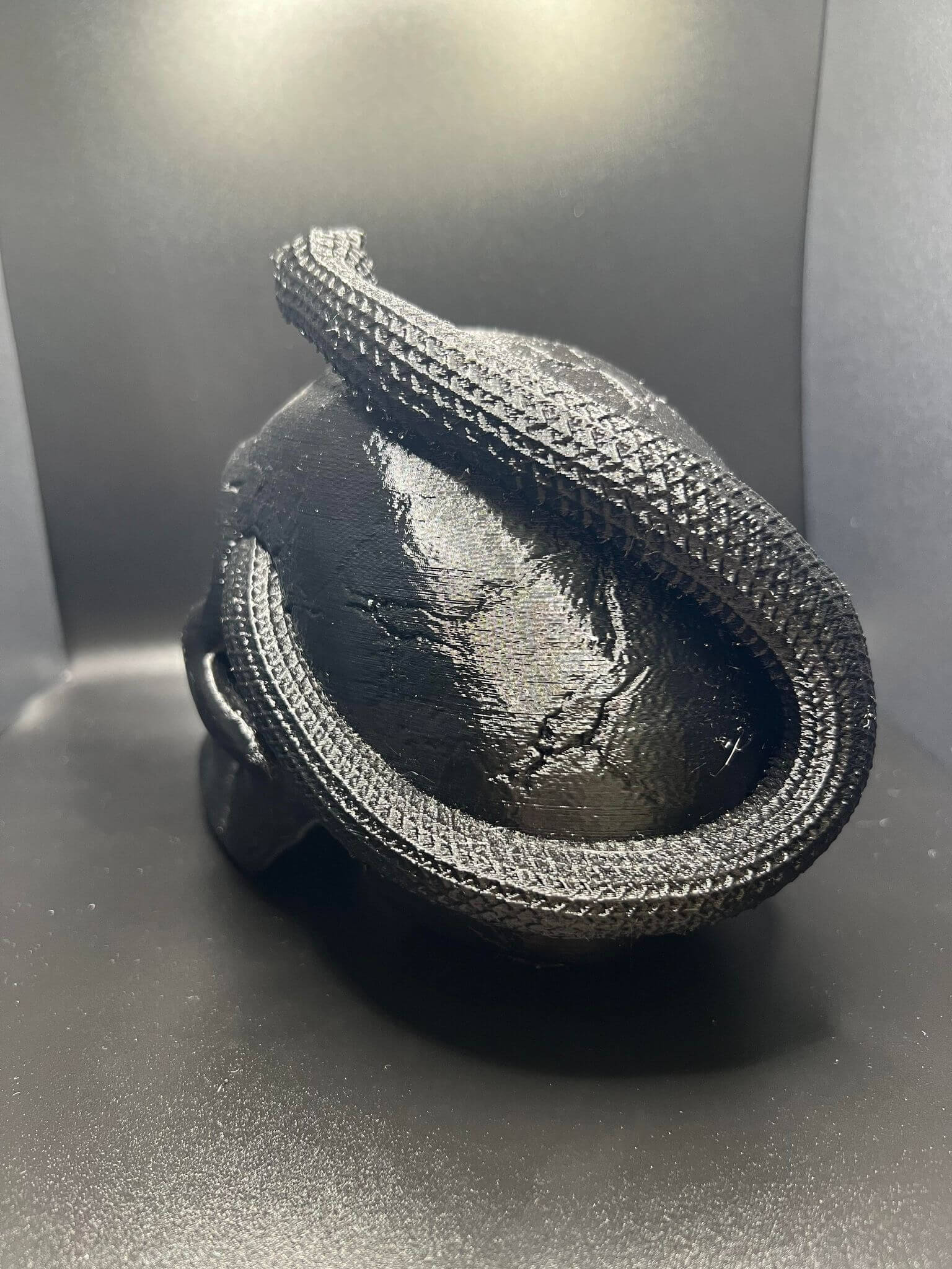 "Snake Inside the Skull Geoff Hex3d serpent detail close-up Border3D LLC"