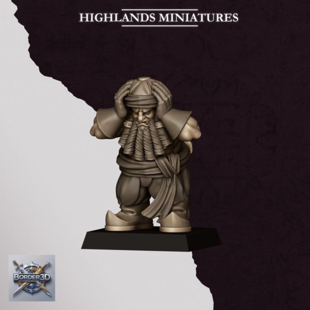 Sons of Marduk Mortar and Rocket War Machine | 32mm Resin | 3D Printed Unpainted Highlands - Border3d