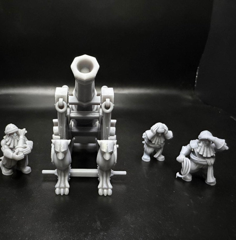 Sons of Marduk Mortar and Rocket War Machine | 32mm Resin | 3D Printed Unpainted Highlands - Border3d
