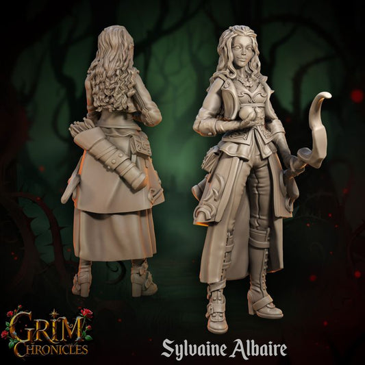Sylvaine Albaire Grim Chronicles collectible figurine, showcasing intricate design and detailed craftsmanship.