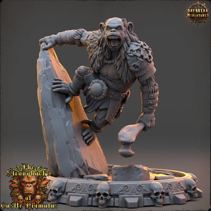 Tharn Duskaal - The Strongbacks of Castle Primatus| Daybreak Miniatures - Border3d