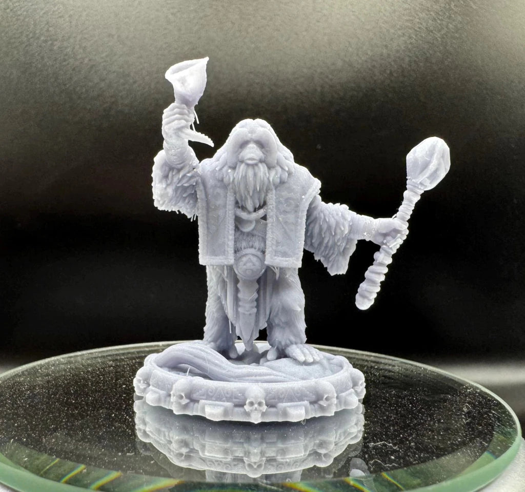 Urak Vaelor — Apefolk Druid Nature Warden Miniature 32mm - Border3d