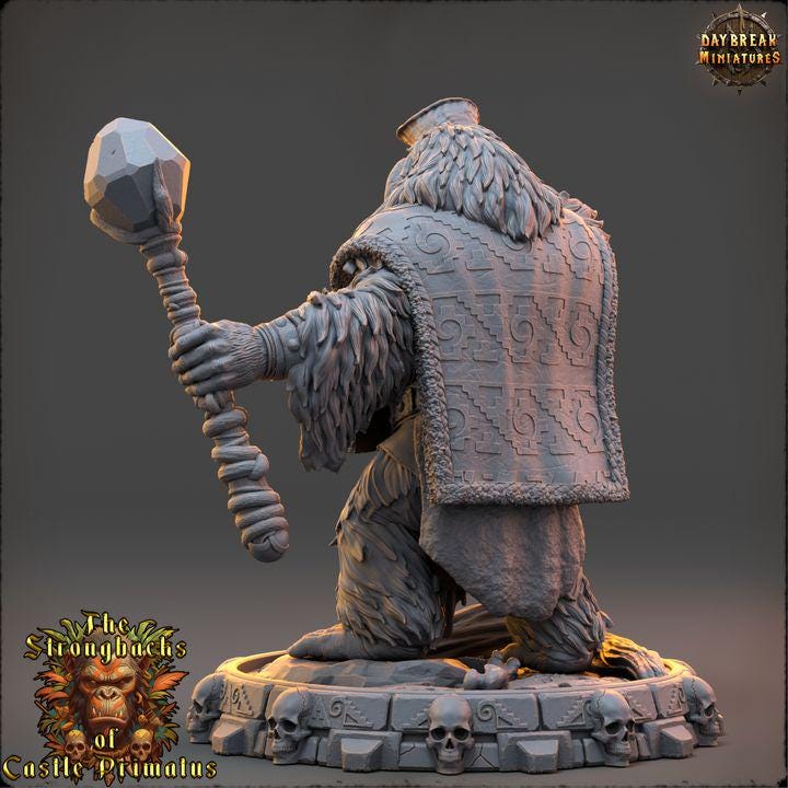Urak Vaelor - The Strongbacks of Castle Primatus| Daybreak Miniatures - Border3d