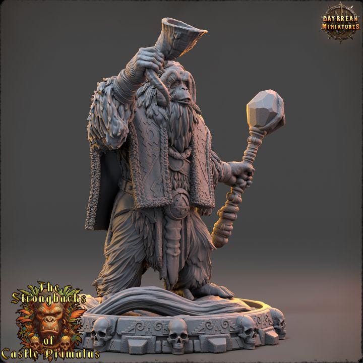 Urak Vaelor - The Strongbacks of Castle Primatus| Daybreak Miniatures - Border3d