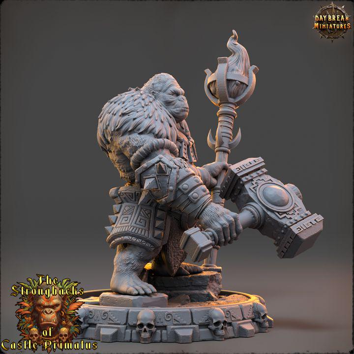 Varn Shadak - The Strongbacks of Castle Primatus| Daybreak Miniatures - Border3d