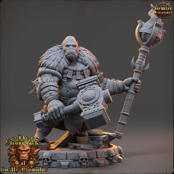 Varn Shadak - The Strongbacks of Castle Primatus| Daybreak Miniatures - Border3d