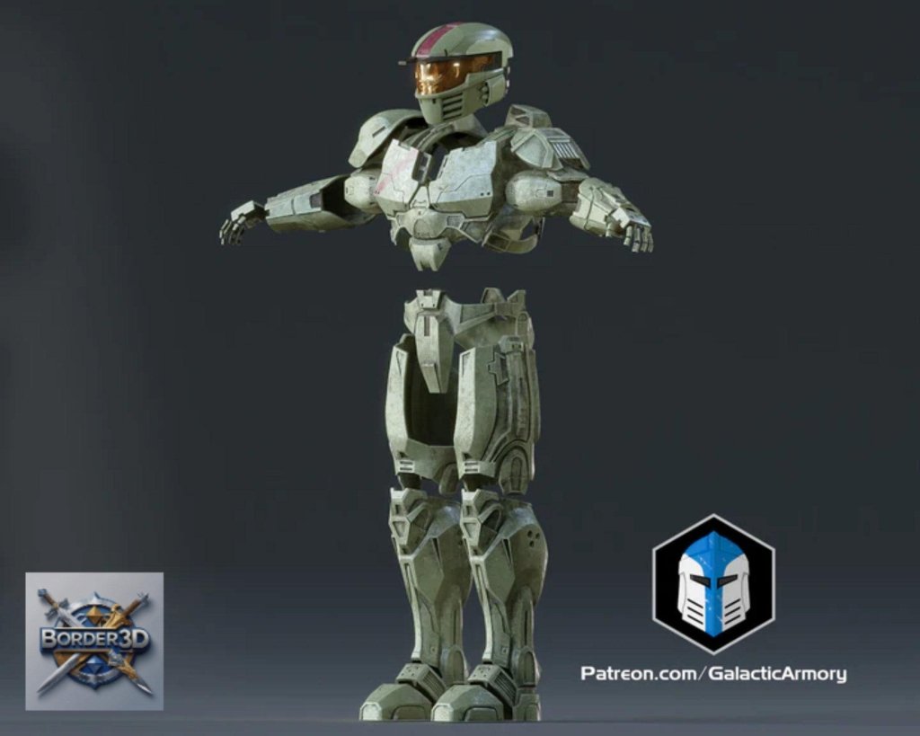Wearable 3D Printed Orbital Drop Trooper Armor Set | PLA+ Cosplay Kit - Border3d