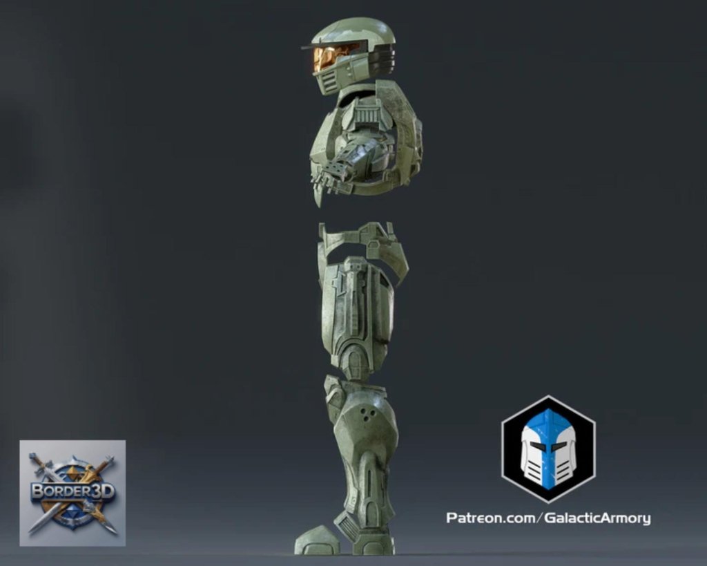 Wearable 3D Printed Orbital Drop Trooper Armor Set | PLA+ Cosplay Kit - Border3d