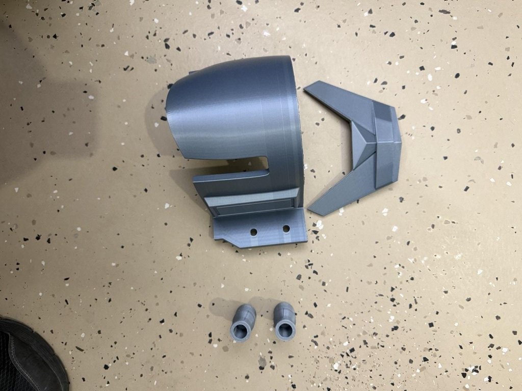 Wearable Bounty Hunter Armor Set | 3D Printed Cosplay Helmet, Body, Jetpack PLA+ Raw - Border3d