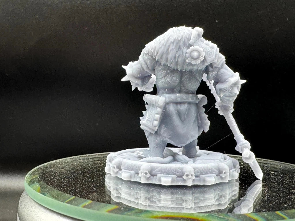 Zorak Soulgar — Apefolk Warlock Soul Hunter Miniature 32mm - Border3d