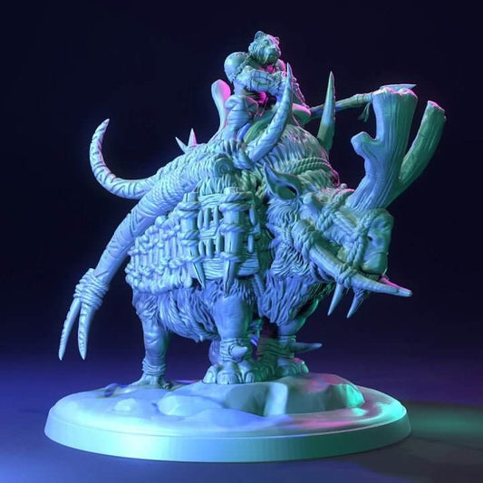 resin Armored Rhinodons The Dragon Trappers Lodge Dreamitbuildit3d — handcrafted by Border3D LLC