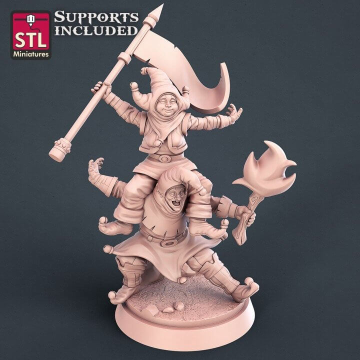 "Carnival Set By STL Miniatures entertainment booths detail close-up Border3D LLC"