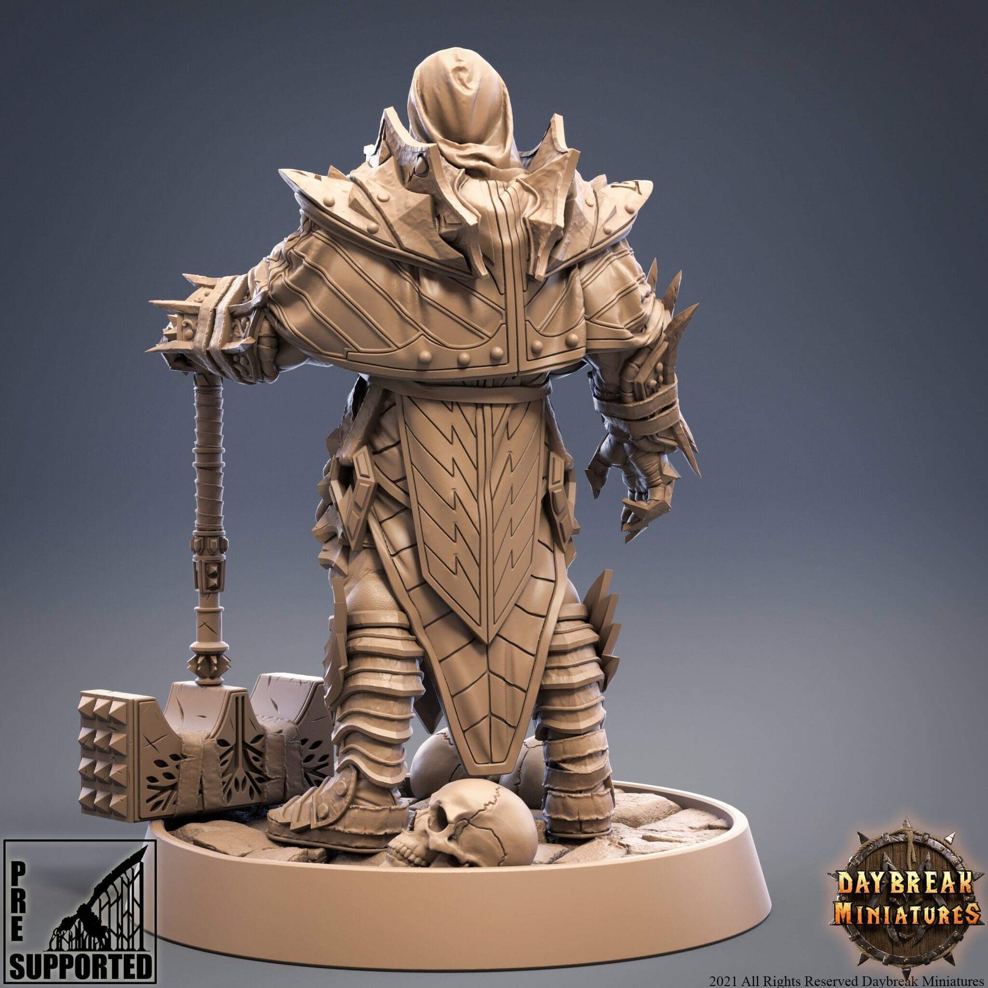 "Daybreak Miniatures Christian Prinski hunting gear detail close-up Border3D LLC"