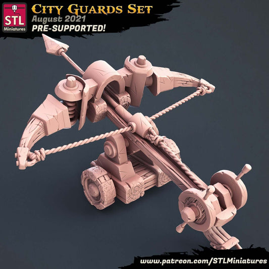resin City Guards Ballista STL Miniatures Dreamitbuildit3d Border3d LLC — handcrafted by Border3D LLC
