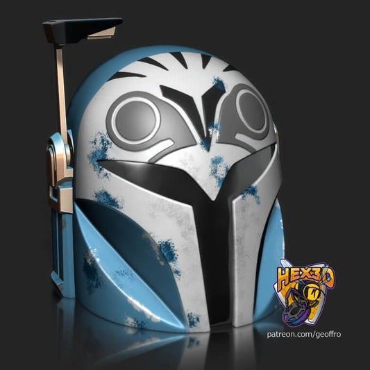 "Cosplay Helmet Unisex 1 Cosplay Commission Armor Prop Geoffro front view Border3D LLC"