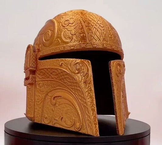 "Cosplay Helmet Unisex 3 Cosplay Commission Armor Prop Geoffro front view Border3D LLC"