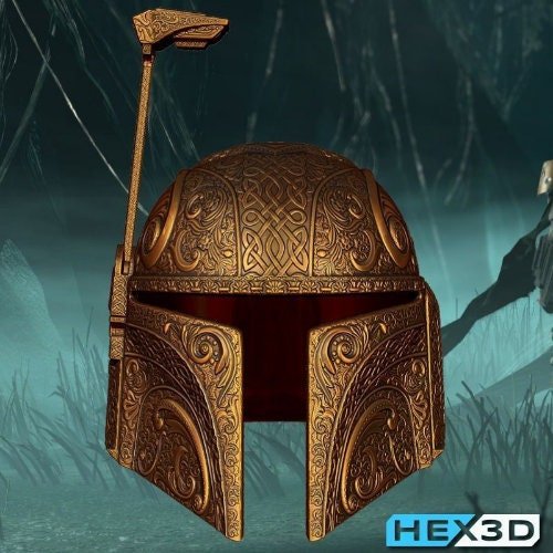 "Cosplay Helmet Unisex 3 Cosplay Commission Armor Prop Geoffro detail close-up Border3D LLC"