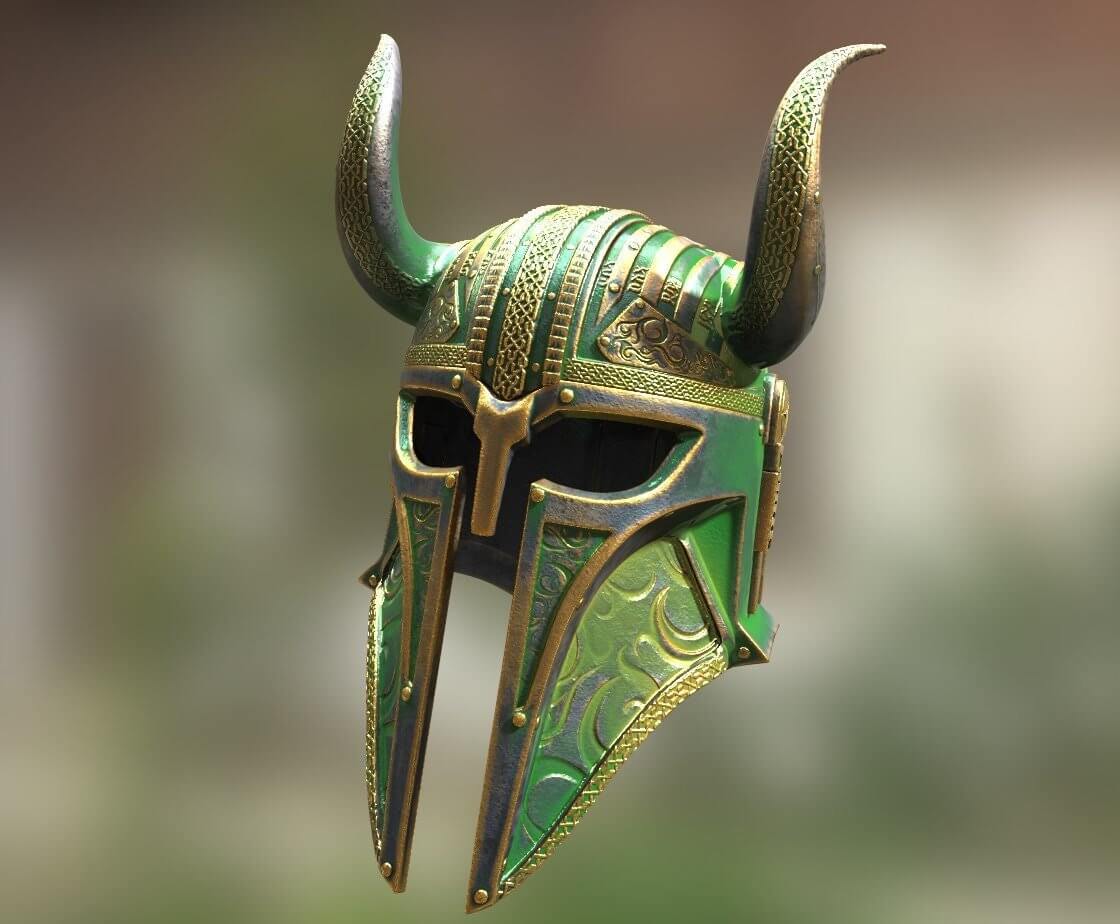 "Cosplay Helmet Unisex 4 Cosplay Commission Armor Prop Geoffro back view Border3D LLC"