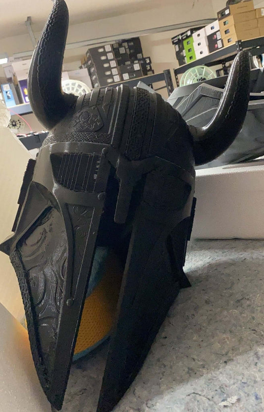 "Cosplay Helmet Unisex 4 Cosplay Commission Armor Prop Geoffro front view Border3D LLC"