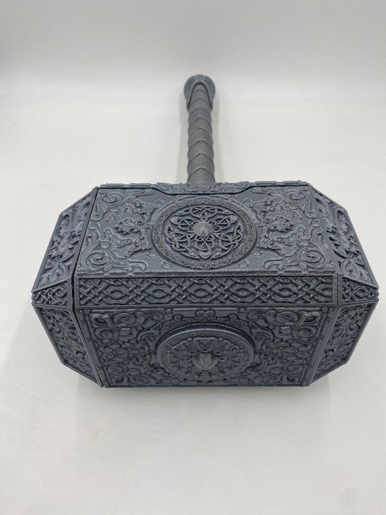 Deluxe Big Hammer with Stones Cosplay Commission Armor Prop - Border3d