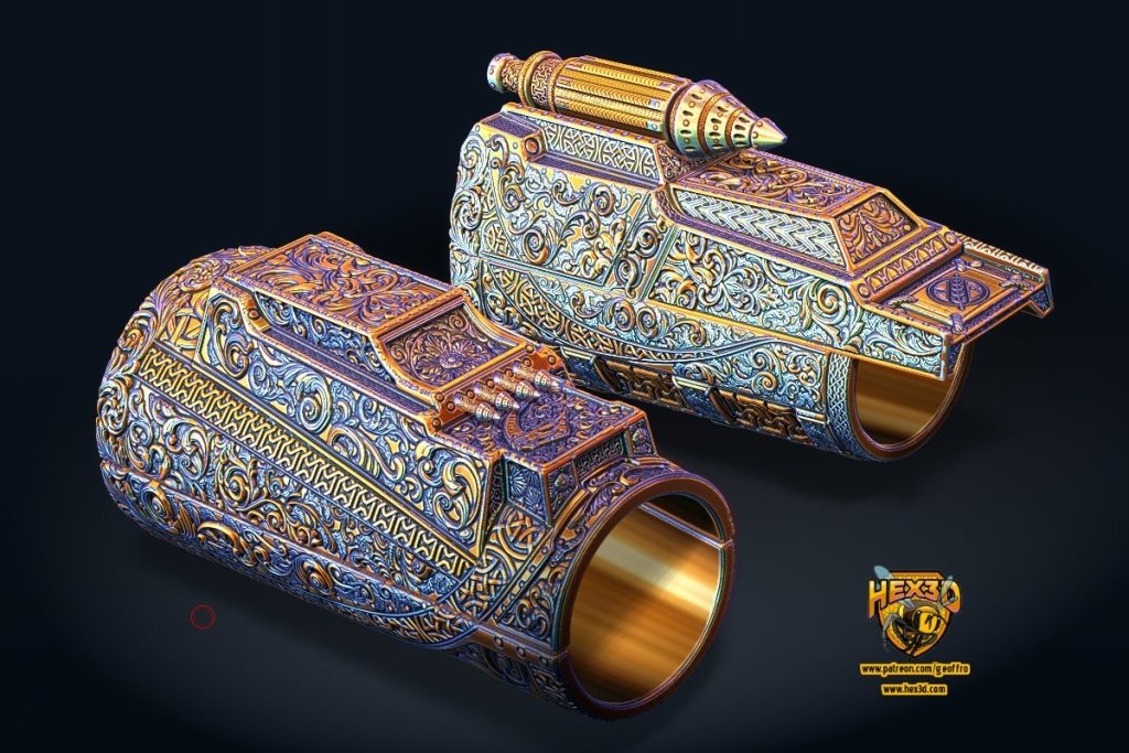 Deluxe Cosplay Gauntlets Cosplay Commission Armor Prop - Border3d