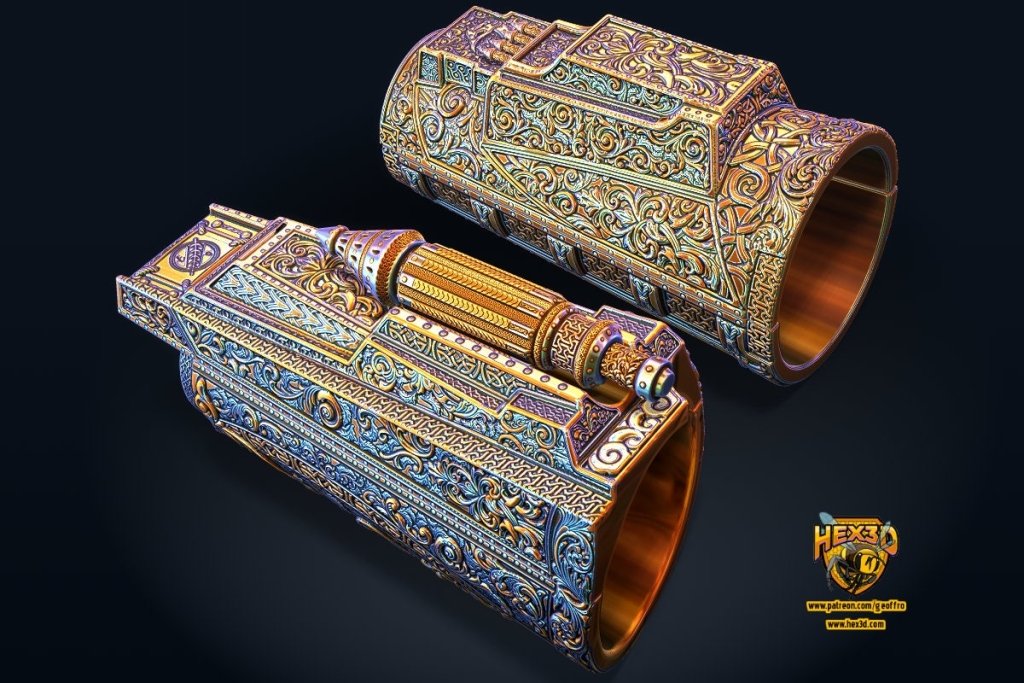 Deluxe Cosplay Gauntlets Cosplay Commission Armor Prop - Border3d