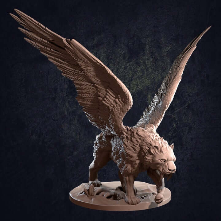 "Felidont And Sabertooththe Dragon Trappers Lodge prehistoric duo display Border3D LLC"