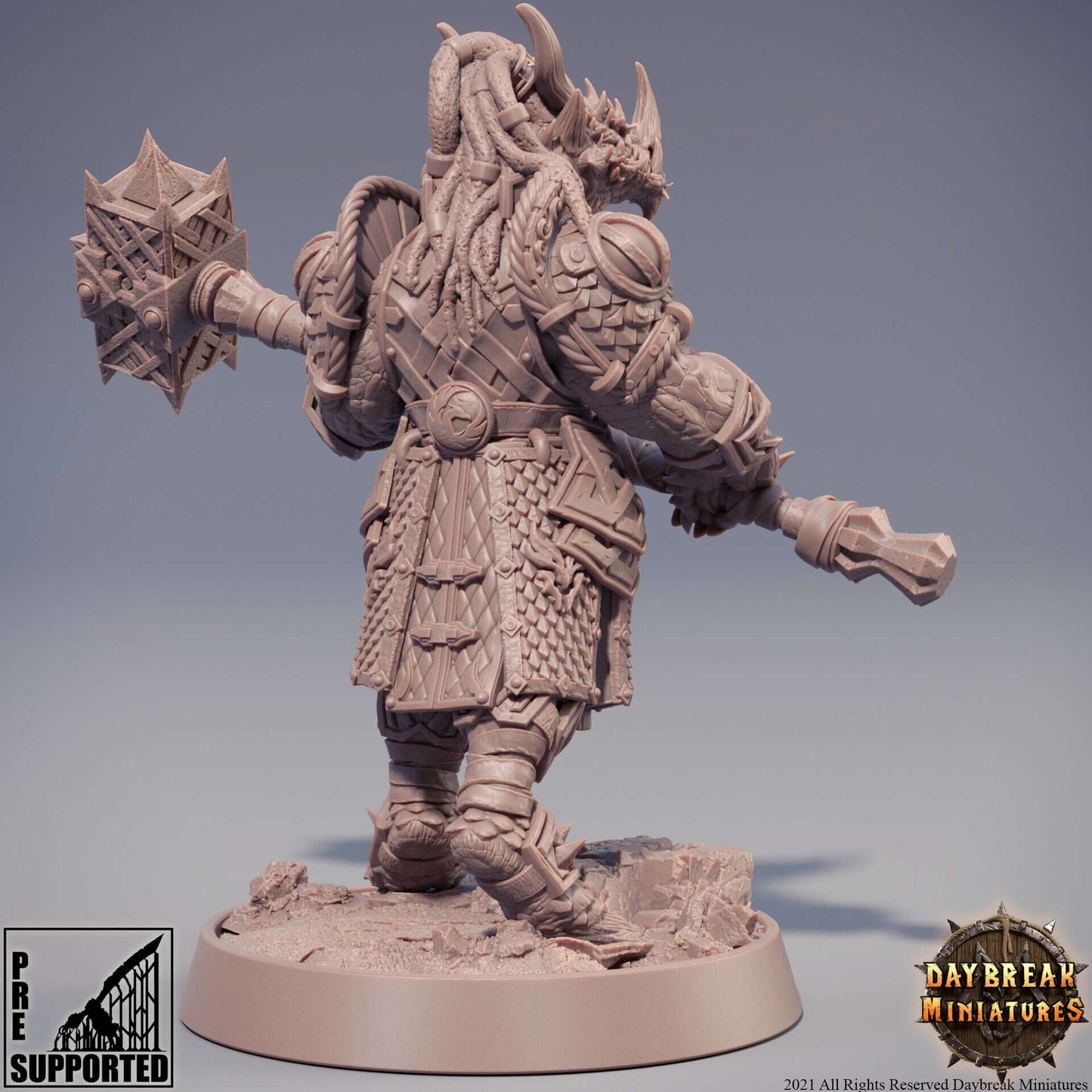 "Daybreak Miniatures Goshenite Neverguesser cryptic symbols detail close-up Border3D LLC"