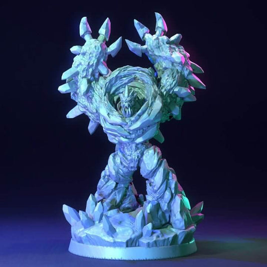 "Ice Elementals The Dragon Trappers Lodge crystalline forms detail close-up Border3D LLC" by Border3D LLC
