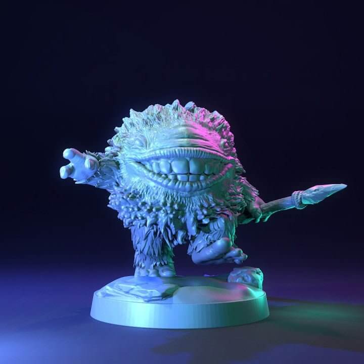 "Ice Spirits The Dragon Trappers Lodge ethereal elementals side angle Border3D LLC"