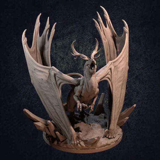 resin Ice Tyrant Dragon The Dragon Trappers Lodge Dreamitbuildit3d Border3d LLC — handcrafted by Border3D LLC