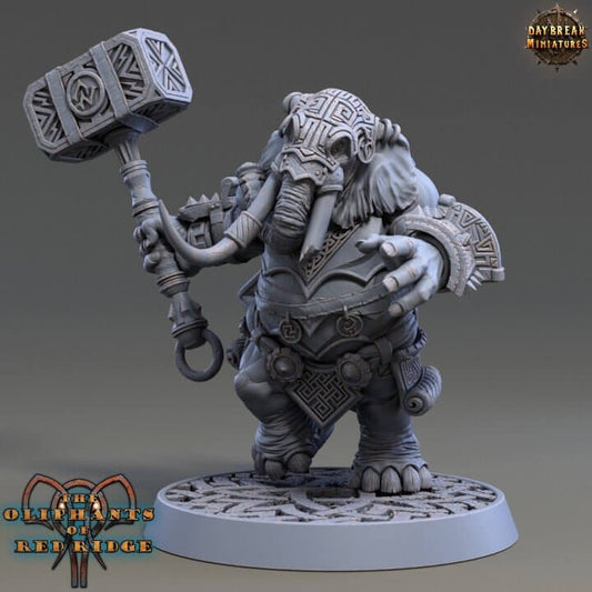 resin Daybreak Miniatures Marab Stonestomper The Oliphants Of Red Ridge 3D Printed 32mm Or 75mm Scale Resin Model By miniature by Daybreak Miniatures — handcrafted by Border3D LLC