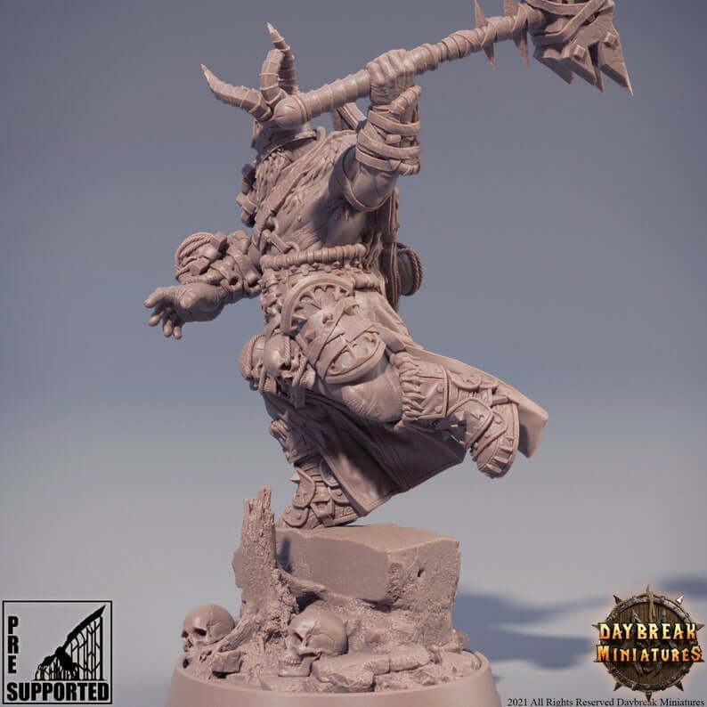 "Daybreak Miniatures Preontz The Foreshadower prophetic symbols detail close-up Border3D LLC"