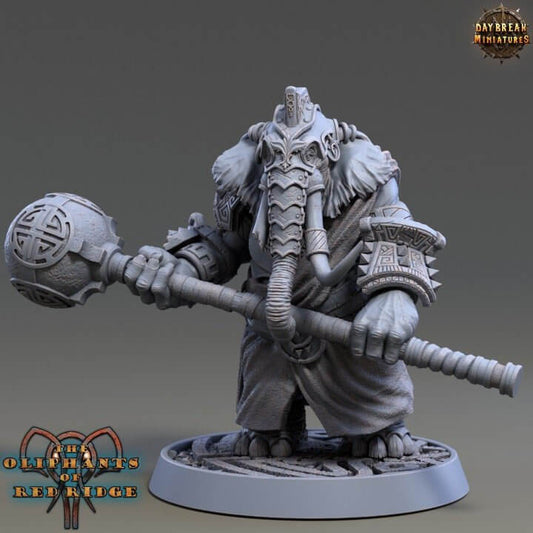 resin Daybreak Miniatures Shurbe Spherius The Oliphants Of Red Ridge 3D Printed 32mm Or 75mm Scale Resin Model By miniature by Daybreak Miniatures — handcrafted by Border3D LLC