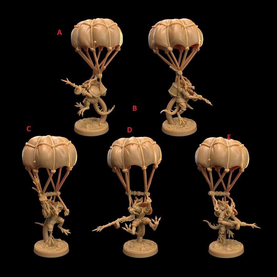 resin The Dragon's War Children Of The Flame Kobol Paratropers The Dragon Trappers Lodge — handcrafted by Border3D LLC